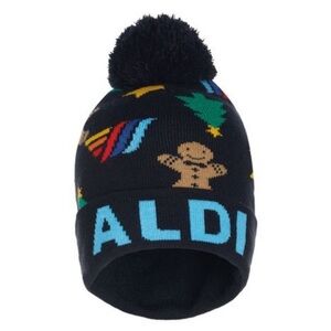 Aldi 2024  Winter Beanie Knit Pom Pom Hat
NWT